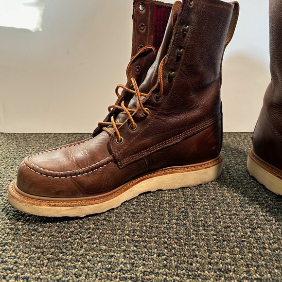 Woolrich Footwear Favorites Icon Speculator  in Basalt Brown Size 8 - Picture 2 of 5